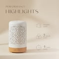 thumbnail image 3 of Essential Oil Diffuser White Ceramic Diffuser 100 ml Timers Night Lights and Auto Off Function Home Office Humidifier Aromatherapy Diffusers for Essential Oils, 3 of 7