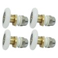 thumbnail image 1 of Glass Shower Door Parts Bathroom Door Rollers 4Pcs Load-bearing Smooth Sliding_A, 1 of 5