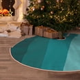 thumbnail image 5 of Sikiie Teal Color Christmas Tree Skirt, Christmas Tree Decorations, Christmas Decor, Tree Mat Decoration(30-48IN)-30", 5 of 6