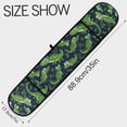 thumbnail image 3 of Dailycode Double Sided Oven Mitt with Loop Heat Resistant Kitchen Long Potholders 7" x 35" Crocodile and Leaf, 3 of 6