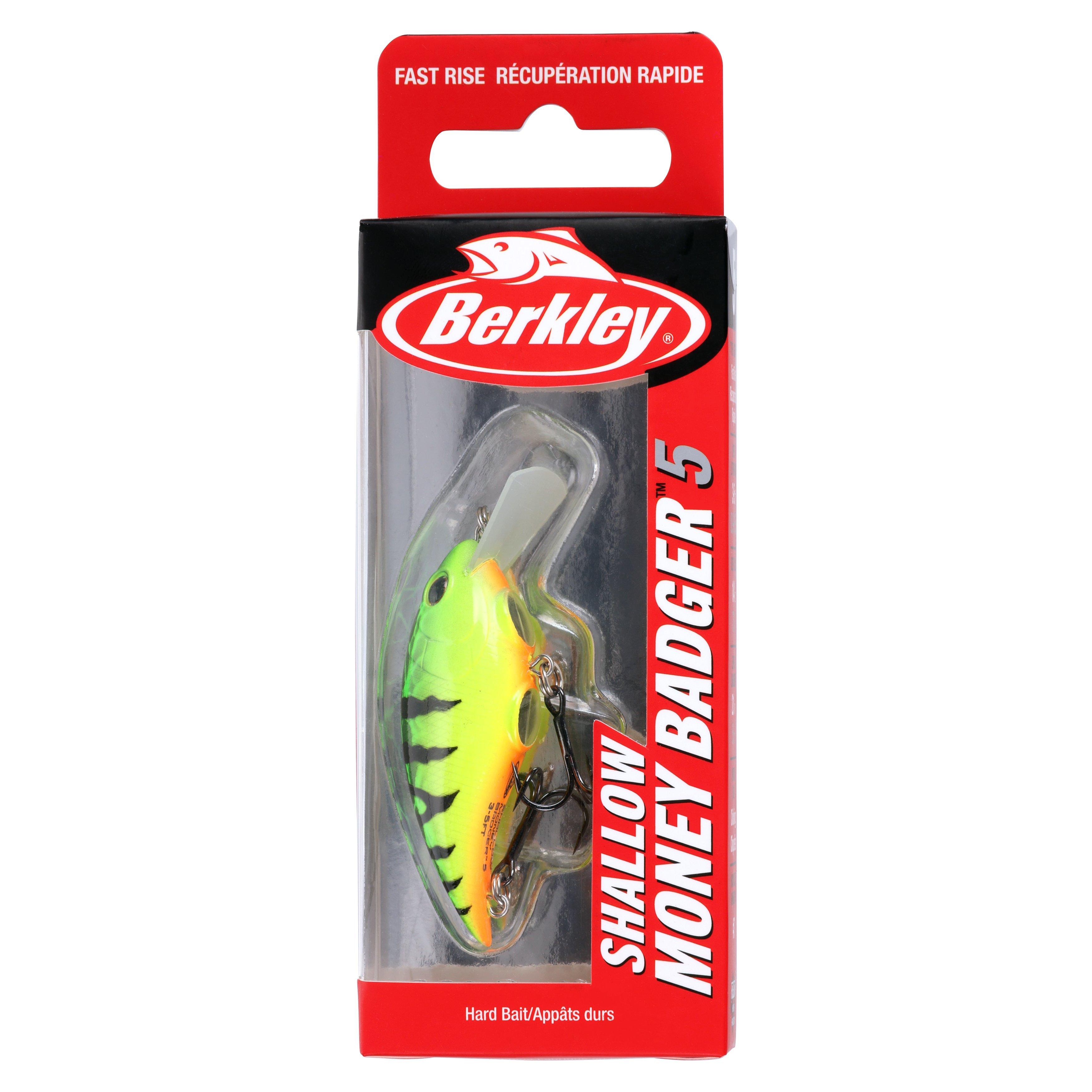 Berkley Shallow Money Badger Fishing Crankbait, 2.1 in, Hybrid Baitfish-Crayfish