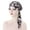 Gray Leopard, variant on Women Stylish Leopard Zebra Print Turban Hat Slouchy Hair Long Tail Head Wrap