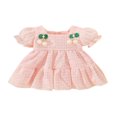 thumbnail image 1 of PENGXIANG Bébé Filles Robe d'Été Manches Courtes Cerise Princesse Robe, 1 of 9