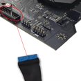 thumbnail image 5 of GINTOOYUN Cable de extensión de encabezado USB 3.0 19/20 Pin 1 a 2 Y Splitter Adaptador de extensión interna DIY (5,9 pulgadas), 5 of 5