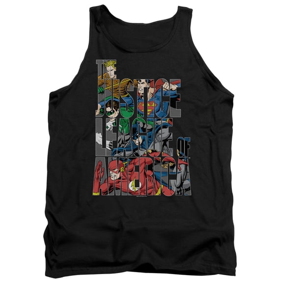 Jla - Lettered League - Tank Top - Large