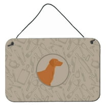 Carolines Treasures CK2215DS812 Vizsla In the Kitchen Wall or Door Hanging Prints  8x12 multicolor