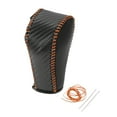 thumbnail image 1 of Cubierta antideslizante para la palanca de cambios del automóvil, protector del mango de cambio para Honda CR-V 2015-2016, cuero sintético negro y naranja, 1 of 6
