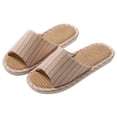 thumbnail image 5 of Agkizg Unisex Fall Winter Slippers, Womens Mens House Slippers, Couple Solid Color Flat Slide Sandals Soft Sole Casual Indoor Outdoor All Season House Slippers, 5 of 7