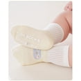 thumbnail image 2 of 3 Pairs Baby Socks Non Slip Toddler Sock Cotton Soft Unisex for Infant Kids Boys Girls, 2 of 7