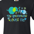 thumbnail image 4 of Inktastic My Godmother Loves Me- cute elephants Youth T-Shirt, 4 of 5