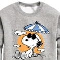 thumbnail image 3 of Peanuts - Snoopy's Beach Day - Toddler And Youth Crewneck Fleece Sweatshirt, 3 of 6