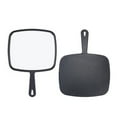 thumbnail image 3 of Monyance mirror with handle Professional Handheld Salon Barbers Hairdressers Mirror with Handle (Black)(12.6X9.06X0.31Inches), 3 of 10