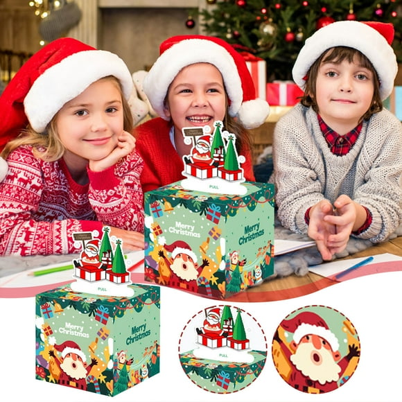 Wzzjkit Christmas Cash Drawer Box Christmas Party Decoration Christmas Party Supplies Cash Gift Boxes