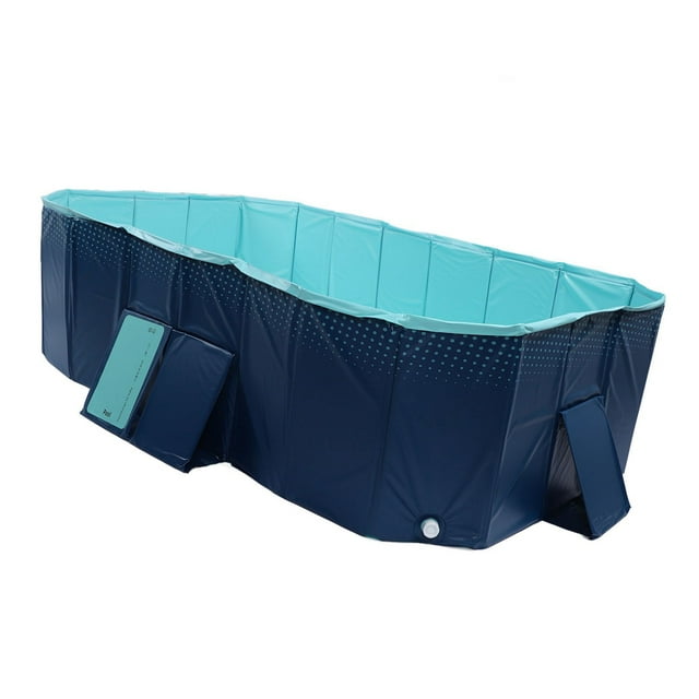 Piscina Plegable Para Niños Material De PVC Engrosado Diseño No Inflable Juego Acuático Familiar Portátil Y Conveniente Al Aire Adecuado Libre Para Niños Y Familias
