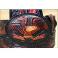 thumbnail image 4 of 26-46 AMERICAN HERITAGE EAGLE CRAFT BLACK LEATHER MEN BELT 1-1/2 WIDE, 4 of 6