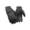 Redline Men's Gel Padded Full-Finger Motorcycle Leather Gloves, G-055PR (M)