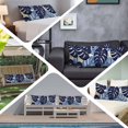 thumbnail image 6 of Blue Palm Leaves Body Pillow Covers, Farmhouse Summer Beige Tropical Plants Soft Throw Pillow Cases with Invisible Zipper, Decorative Pillowcase Pillows Protectors for Sofa Bed Couchair 20"x54", 6 of 9
