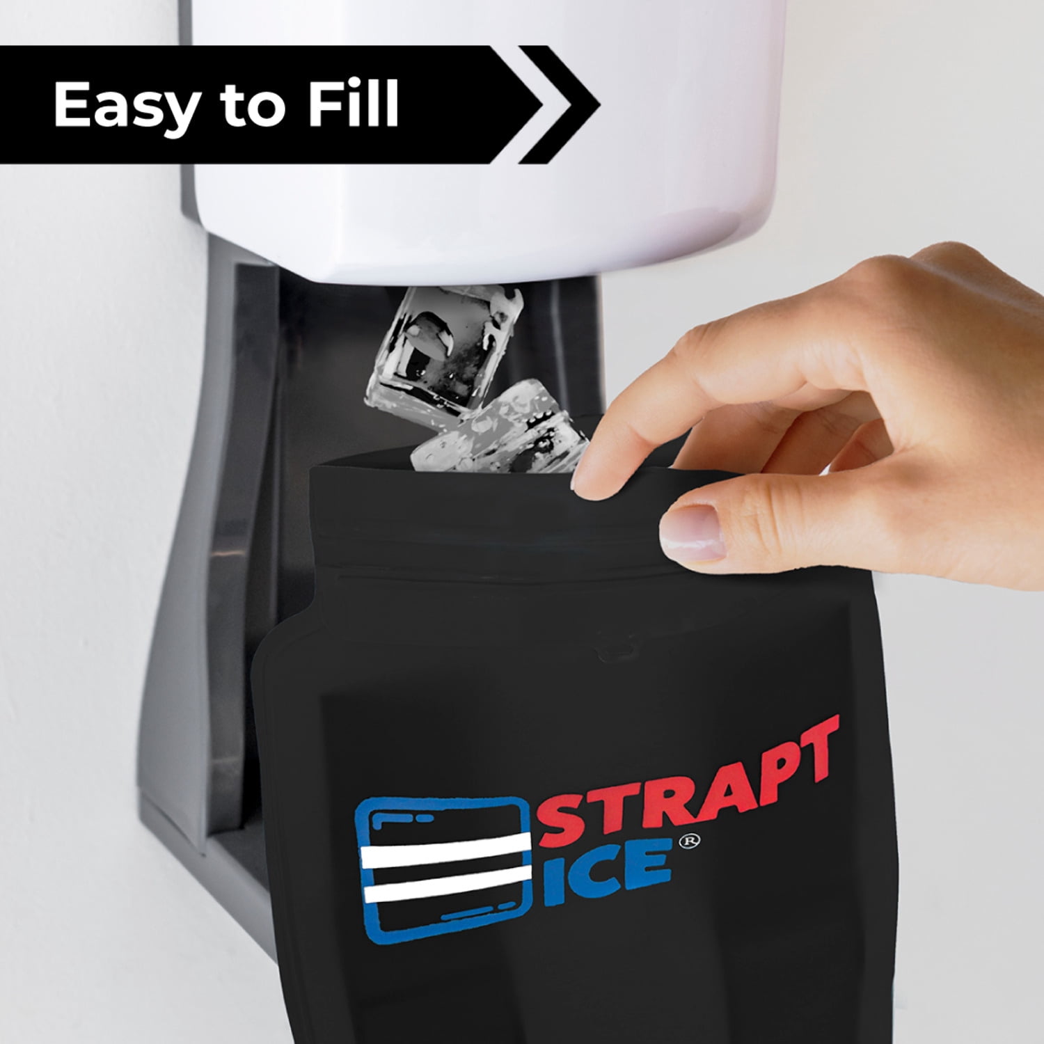 STRAPT ICE - Reusable Ice Pack with Adjustable Straps