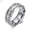 Steel, variant on Double Row Titanium Steel Ring Electroplated European Ring Durable Individually Packed Ring Stylish Band for Everyday