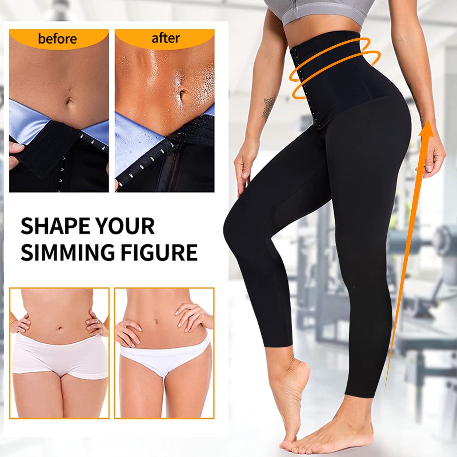 marque generique - Leggings Pour Femmes Sweat Sauna Pantalon Body Shaper  Trainer Perte De Poids L XL - Vêtement connecté - Rue du Commerce