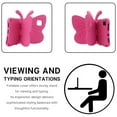thumbnail image 4 of Dteck Kids Case for Lenovo Tab M11 11-inch TB330FU TB330XU 2024,Cute Butterfly Case with Stand Light Weight EVA Rugged Shockproof Kids Friendly Cover for Lenovo Tab M11 2024,Rose, 4 of 9