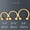 Gold, variant on 16G Septum Ring, Horseshoe, Curved Barbell, Circular Bent with Balls Ends in Gold, Rainbow, Rose Gold, Black and Silver Colors