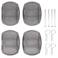 thumbnail image 1 of Caravan Jack Pads Leveller Wheel Foot Leg Support Jacking Lift Pad Support Stand for Trailers RV Jack Lift Pad,1 set * anti-sinking support devices for cars, 1 of 6