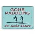 thumbnail image 2 of Gone Paddling Novelty Decor, Metal Wall Sign - 10x14 Inches, 2 of 4