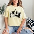 thumbnail image 2 of Proud Academic Life College Student, Butter Comfort Colors T-Shirt, XL, 2 of 3