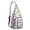 Purple-2, variant on 4-Pockets Cross Body Bags for Woman Men,Cute Sea Life Sling Bag Chest Bag with Adjustable Strap Women's Crossbody Bags for Outdoors Hiking Traveling