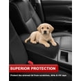 thumbnail image 3 of KBH Center Console Cover for 2013-2018 Nissan Altima Accessories, Nissan Maxima 2009-2014 Middle Console Lid Cover, Soft Nylon Washable Armrest Covering for Car, Black, 3 of 7