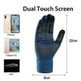 thumbnail image 2 of Guantes de invierno para hombres y mujeres – Pantalla táctil mejorada para clima frío, guantes térmicos de punto cálido para correr, conducir, senderismo, 2 of 5