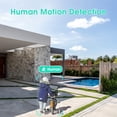 thumbnail image 4 of Sansco 4K Solar Security Camera Wireless Outdoor, 8MP Dual Lens 2.4GHz&5GHz WiFi Camera, Battery Powered Home Surveillance Camera with PIR Detection,Color Night Vision, 2-Way Audio,IP66 Waterproof, 4 of 10
