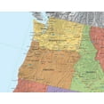 thumbnail image 4 of 24x36 United States, USA, US Premier Wall Map Paper Folded, 4 of 4