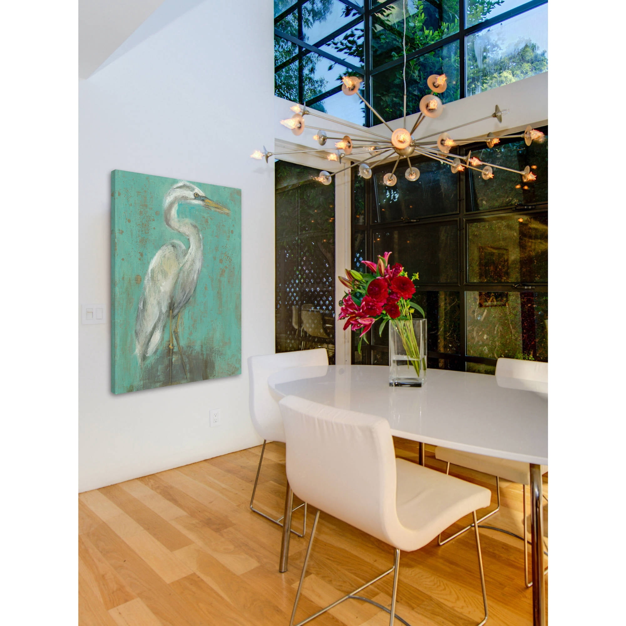 "Seaspray Heron I" Painting Print on Wrapped Canvas