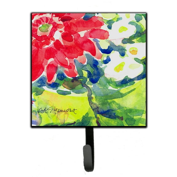 Carolines Treasures 6126SH4 Flower Leash or Key Holder 7Hx4.25W multicolor