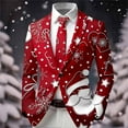 thumbnail image 5 of YAYUBA Boys Jacket Christmas Suit for Boy Christmas Boys Print Jacket Festive Holiday For Kids Party Formal Wear Outfit With Elegant Design And Comfortable Fit, 5 of 5