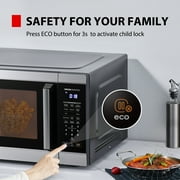 Toshiba 2.2 cu. ft. 24.4 Microwave Oven in Stainless Steel