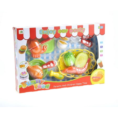 PlayWorld Kitchen Connection Seafood Cutting Play Food Playset