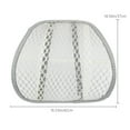 thumbnail image 6 of Car Back Support,Car Mesh Chair Back Support Massage Cushion,Adjustable Breathable Lumbar,Car Waist Support Home and Car Purpose Health Waist Pad Cold and Breathable Car Ice Silk Waist Support, 6 of 9