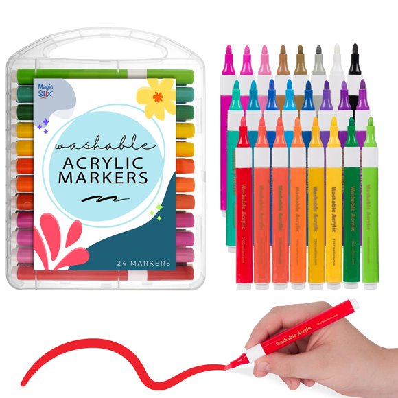 Rotuladores acrílicos The Pencil Grip Magic Stix 24 colores para niños