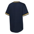 thumbnail image 3 of Youth Navy Milwaukee Brewers Relief Pitcher V-Neck T-Shirt, 3 of 3