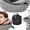 gray, variant on CYYI Memory Foam Travel Neck Pillow – U-Shaped Neck Support for Airplane, Car, Train and Office, with Machine Washable Cover and Carry Bag