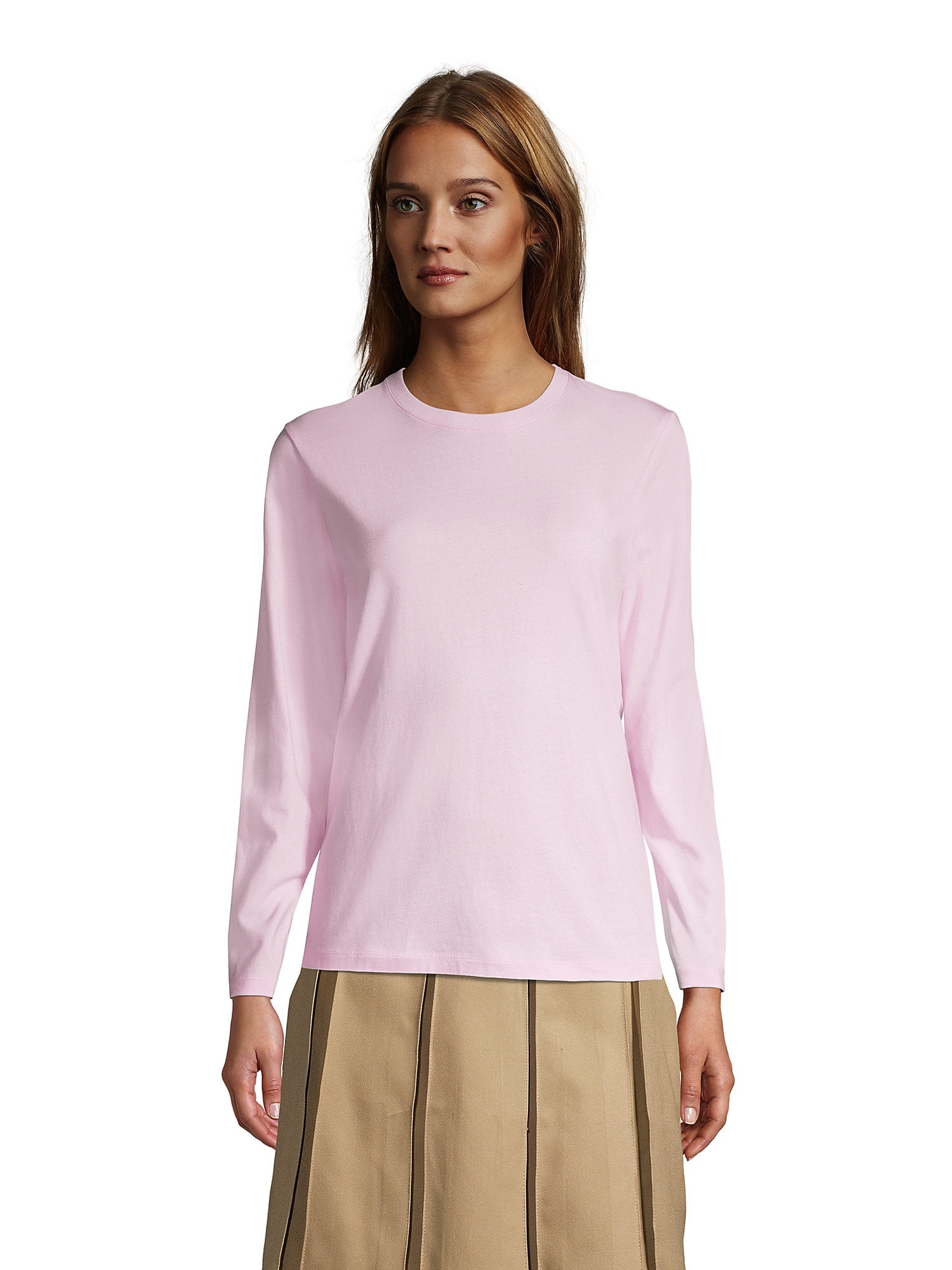 Lands' End School Uniform Women's Long Sleeve Essential Tshirt