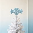 thumbnail image 6 of Tepsmf Glitter Beaded Lollipop Christmas Tree Topper Cone Shape Ornament with Bow Spring Base for Xmas Tree Holiday Party Decoration, 6 of 6