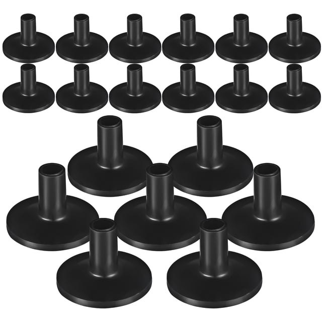 KAKOWELY 20 Pcs Manchons Cymbales Manchons de Remplacement pour Instruments de Musique, 1.5"X1.5"X1.02 Pouces