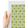 thumbnail image 4 of PinPix 22x17 Custom Cork Bulletin Board Floral Blue And Green Poster Board Has a Fabric Style Canvas Finish, Framed in Floral Blue And Green, by ArtToFrames (PinPix-551), 4 of 6