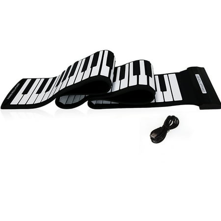 KKmoon USB 88 Keys MIDI Roll up Electronic Piano Keyboard Silicone Flexible Win XP/Vista/7/8 and Mac