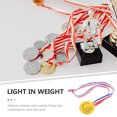 thumbnail image 3 of OULII Médaille Dorée pour Enfants avec Lanière 5 Pcs pour Matchs Sportifs et Récompenses de Classe, 3 of 8