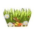 thumbnail image 1 of Cesta de huevos de Pascua, cesta no tejida de conejito de Pascua, bolsa de regalo lavable, decoración para fiesta de Pascua feliz, 1 of 5
